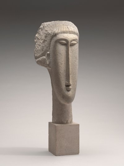 Cabeza de una mujer de Amedeo Modigliani