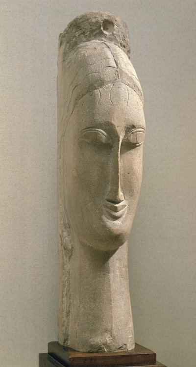 Cabeza de una mujer de Amedeo Modigliani