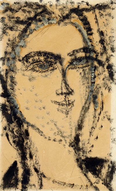 Cabeza de una Mujer, 1915 de Amedeo Modigliani