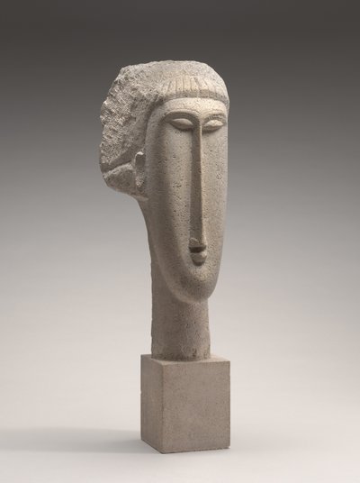 Cabeza de una mujer, c.1910-1911 de Amedeo Modigliani