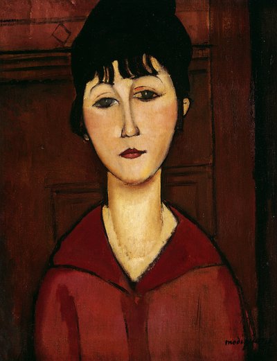 Cabeza de una Joven, 1916 de Amedeo Modigliani