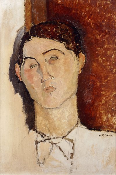 Cabeza de un joven; Tete de Jeune Homme, c.1916 de Amedeo Modigliani