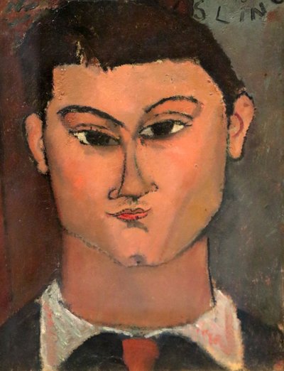 Italiano: Retrato del pintor Moisè Kisling de Amedeo Modigliani