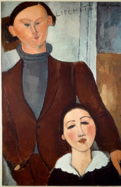 Jacques Lipchitz y su esposa de Amedeo Modigliani