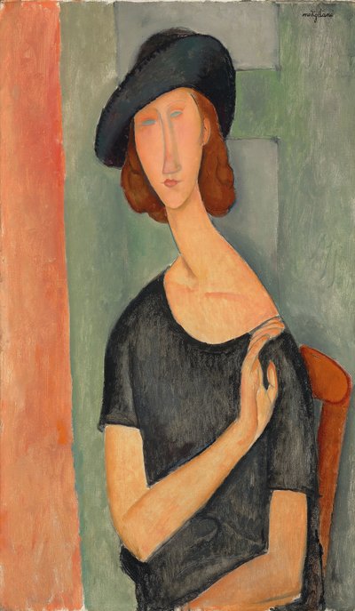 Jeanne Hébuterne (Au chapeau) de Amedeo Modigliani