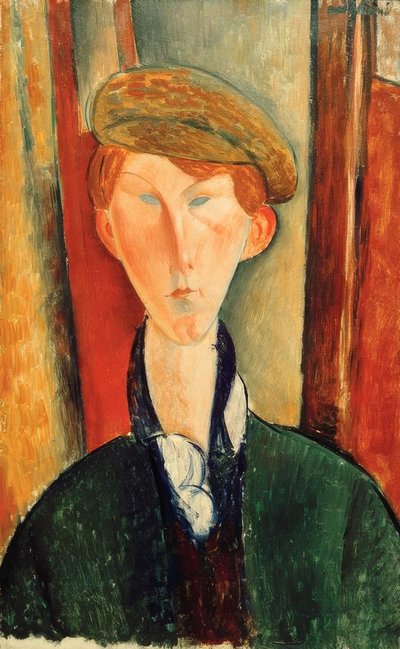 Joven con gorra de Amedeo Modigliani