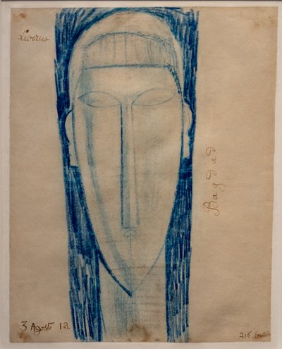 Cabeza de Amedeo Modigliani