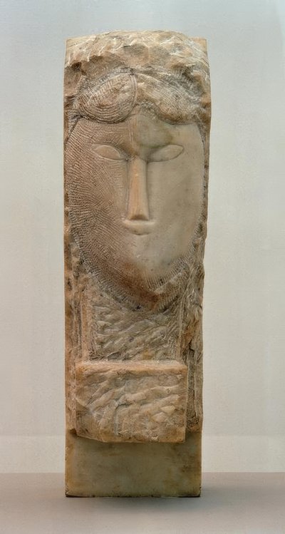 Cabeza de una mujer de Amedeo Modigliani
