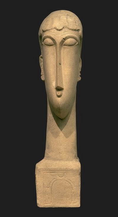 Cabeza de una mujer de Amedeo Modigliani