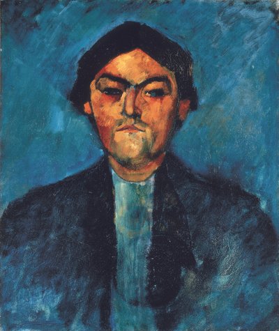 Le typographe (Pedro), c.1909 de Amedeo Modigliani