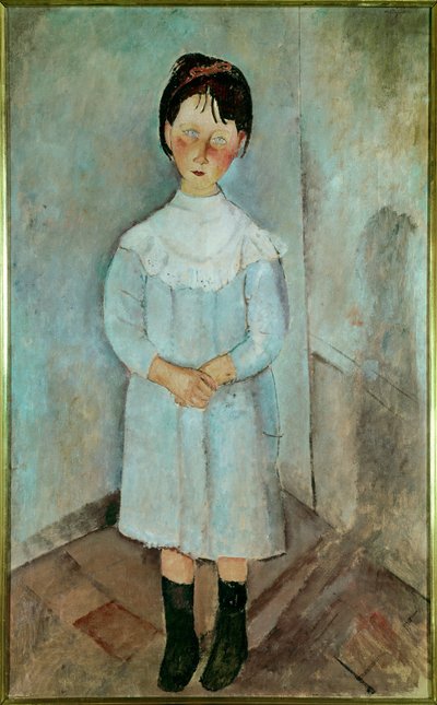 Niña pequeña en azul, 1918 de Amedeo Modigliani