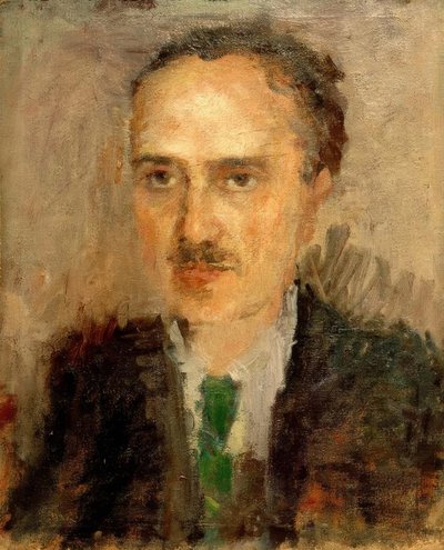 Hombre con bigote de Amedeo Modigliani