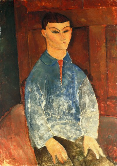 Moise Kisling sentado, 1916 de Amedeo Modigliani