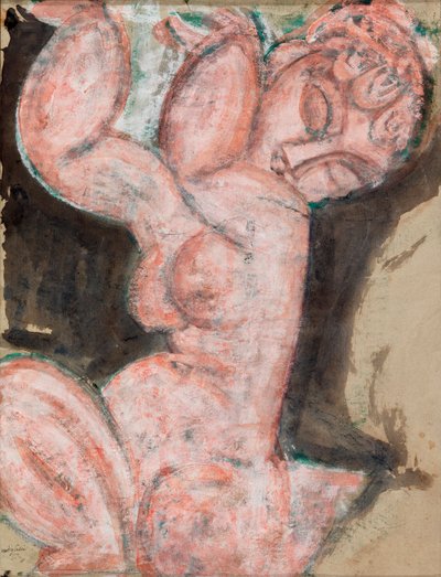 Desnudo Rosa - Cariátide de Amedeo Modigliani