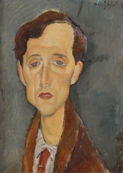 Retrato de Frans Hellens (1881-1972) de Amedeo Modigliani