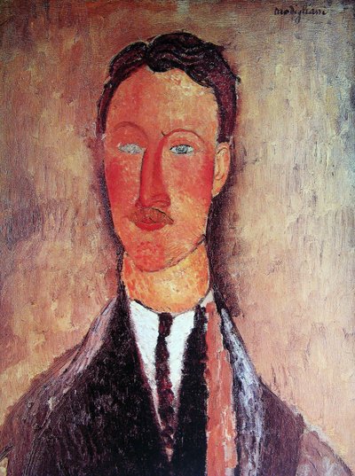 Retrato de Léopold Survage 1879-1968, 1918 de Amedeo Modigliani