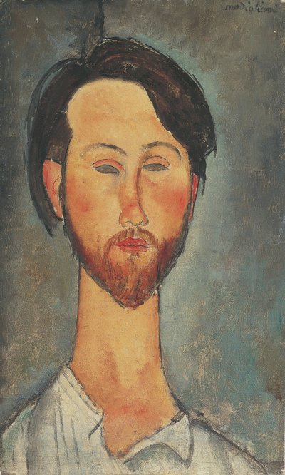 Retrato de Léopold Zborowski 1889-1932, 1918 de Amedeo Modigliani