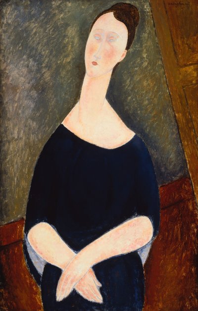 Retrato de Lumia, c.1918 (óleo sobre lienzo) de Amedeo Modigliani