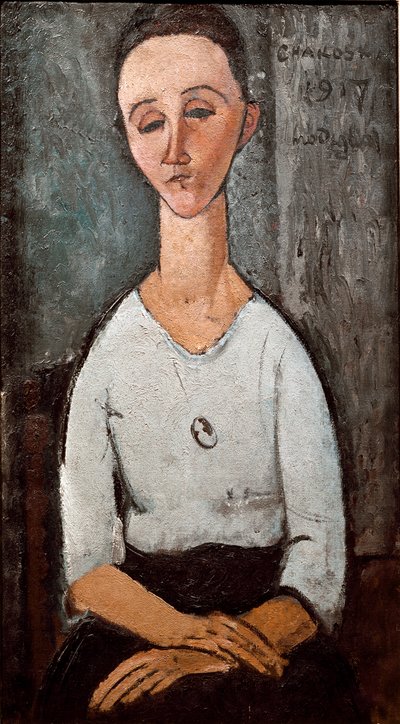 Retrato de la Sra. Chakoska de Amedeo Modigliani