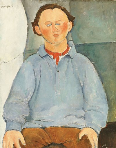 Retrato de Oscar Miestchanioff, c.1916 de Amedeo Modigliani