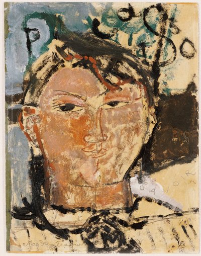 Retrato de Picasso, 1915 de Amedeo Modigliani