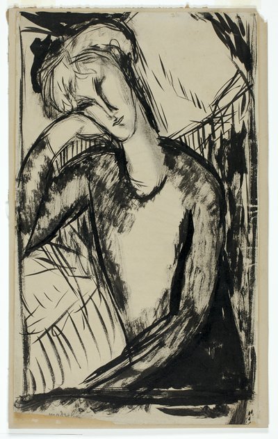 Retrato de una joven de Amedeo Modigliani