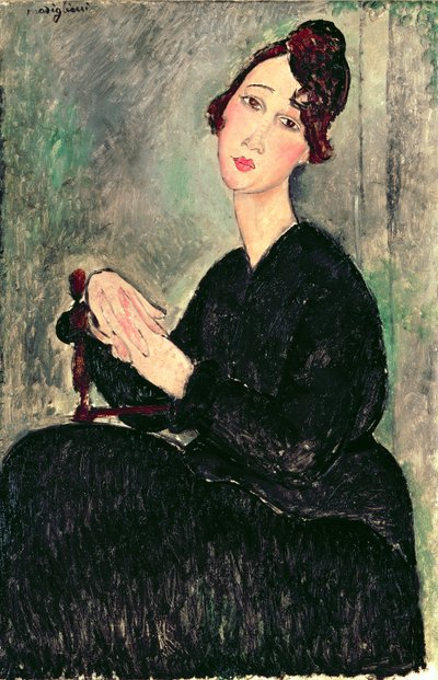 Retrato de una joven de Amedeo Modigliani