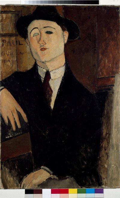 Retrato del psicólogo francés Paul Guillaume de Amedeo Modigliani