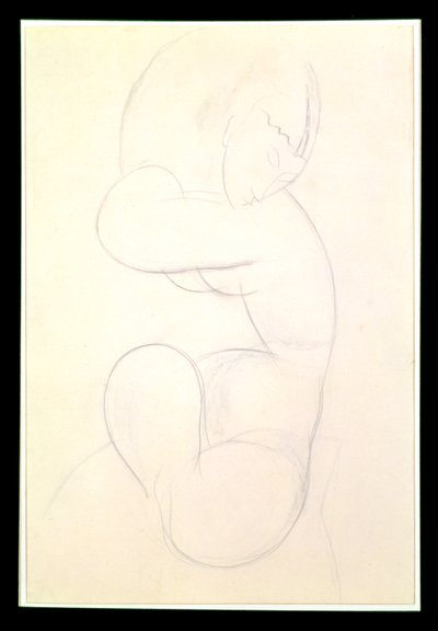 Desnudo femenino sentado de Amedeo Modigliani