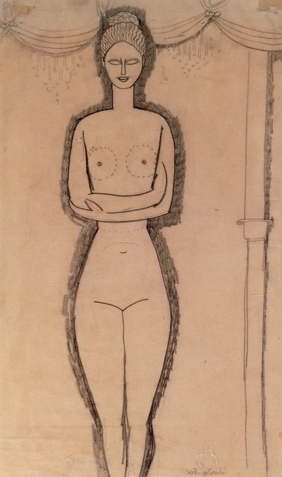 Desnudo de Pie de Amedeo Modigliani
