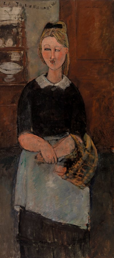 La bonita ama de casa (La Jolie ménagère) de Amedeo Modigliani