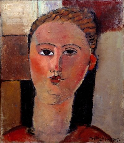 La chica pelirroja de Amedeo Modigliani