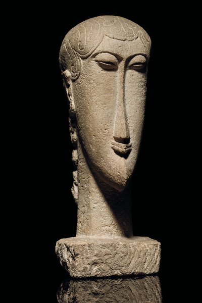 Cabeza de Amedeo Modigliani