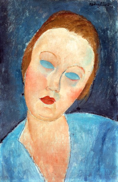 Esposa del pintor Survage, 1918 de Amedeo Modigliani