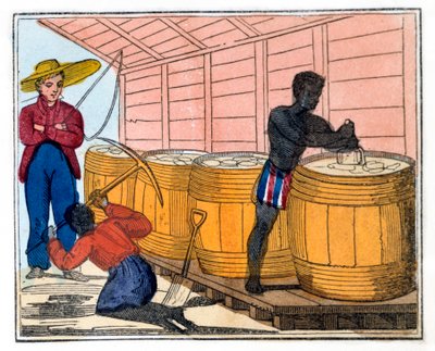 Llenado y Encabezado de Barriles, 1826 de Amelia Alderson Opie