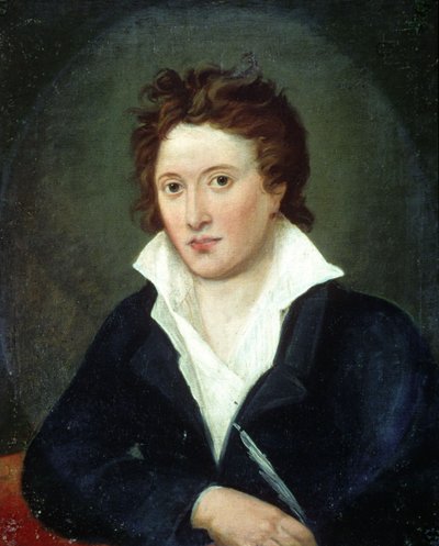 Retrato de Percy Bysshe Shelley (1792 - 1822) por Amelia Corran de Amelia Curran