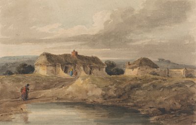 Paisaje con edificios de paja de Amelia Long