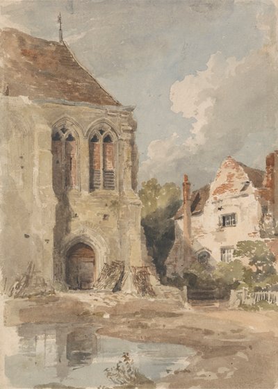 Iglesia y casa antiguas de Amelia Long