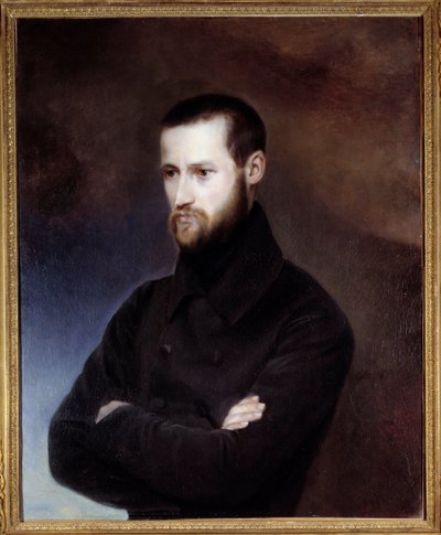 Retrato de Louis Auguste (Louis-Auguste) Blanqui (1805-1881), político. Pintura de Amelie Suzanne Serre (1814-1841) de Amélie Suzanne Serre
