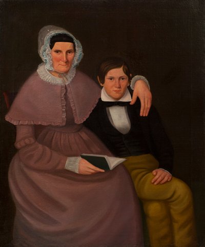 Retrato de Hannah y Joseph Cresswell de American