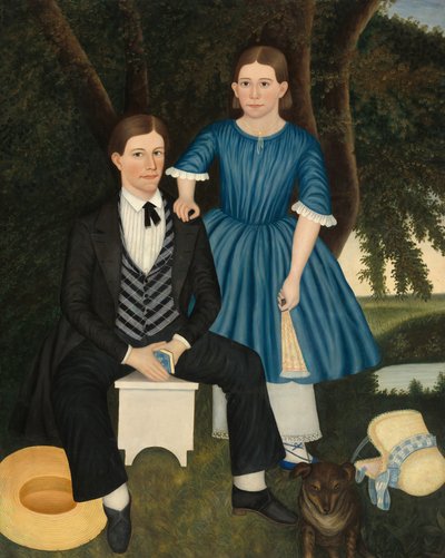 Hermano y hermana de American 19th Century