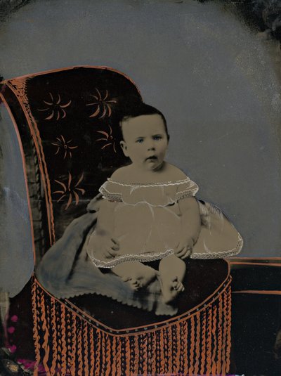 Retrato de un bebé de American 19th Century