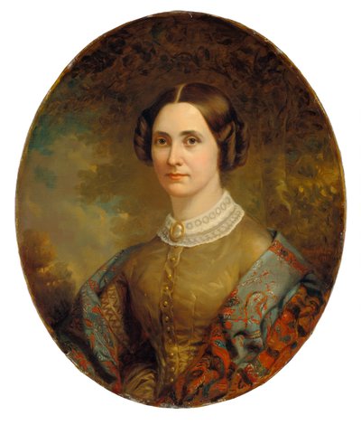 Retrato de una dama de American 19th Century