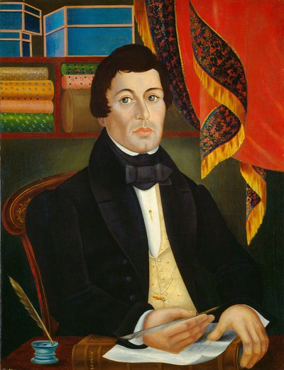 Comerciante de Textiles de American 19th Century