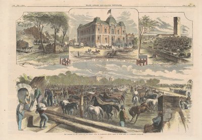 Bocetos de Guerra en la Capital de American 19th Century