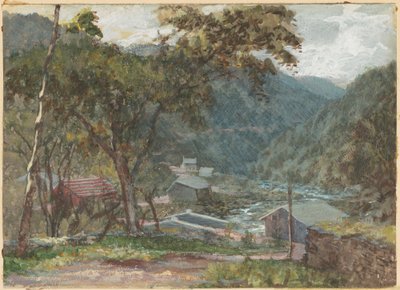 Entrada a Kauterskill Clove, Montañas Catskill de American 19th Century after John Frederick Kensett