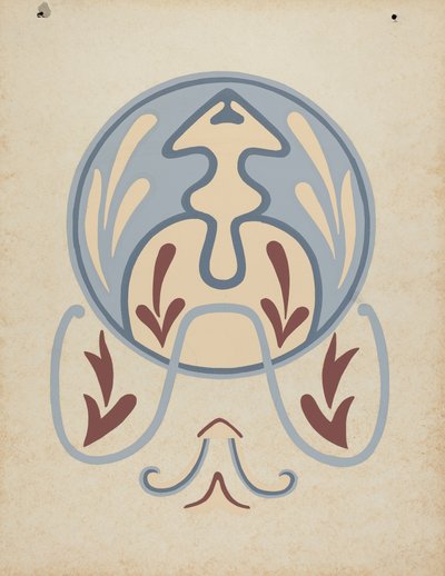 Diseño de Pared de la Asistencia de San Antonio de Pala del portafolio "Arte Decorativo de la California Española" de American 20th Century