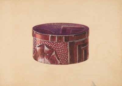 Caja de sombreros de American 20th Century