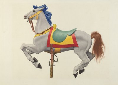Caballo de carrusel de American 20th Century