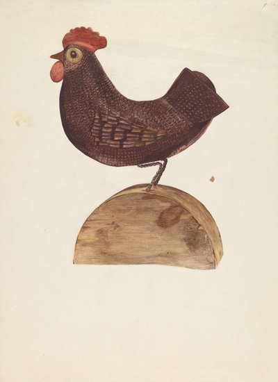 Pájaro Tallado de American 20th Century